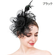 カチューシャ ヘッドドレス レディース ヘアアクセサリー 羽 フェザー チュール ダンス衣装 仮装 結婚式 パーティー かわいい おしゃれ