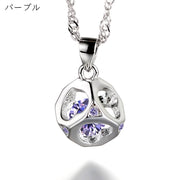 ペンダントトップ ペンダントヘッド チャーム レディース 女性 アクセサリーパーツ ファッション雑貨 キューブ スクエア 四角 ハート シルバーカラー パープル ホワイト シンプル かわいい キュート プレゼント ギフト