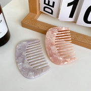 ヘアブラシ ヘアーブラシ コーム くし クシ レディース 女性 ガールズ 女の子 コンパクト 持ち歩き 大理石柄 マーブル調 べっ甲柄 べっこう柄 便利 携帯 外出 旅行 通勤 通学 デイリー 普段使い かわいい おしゃれ ファッション小物 雑貨