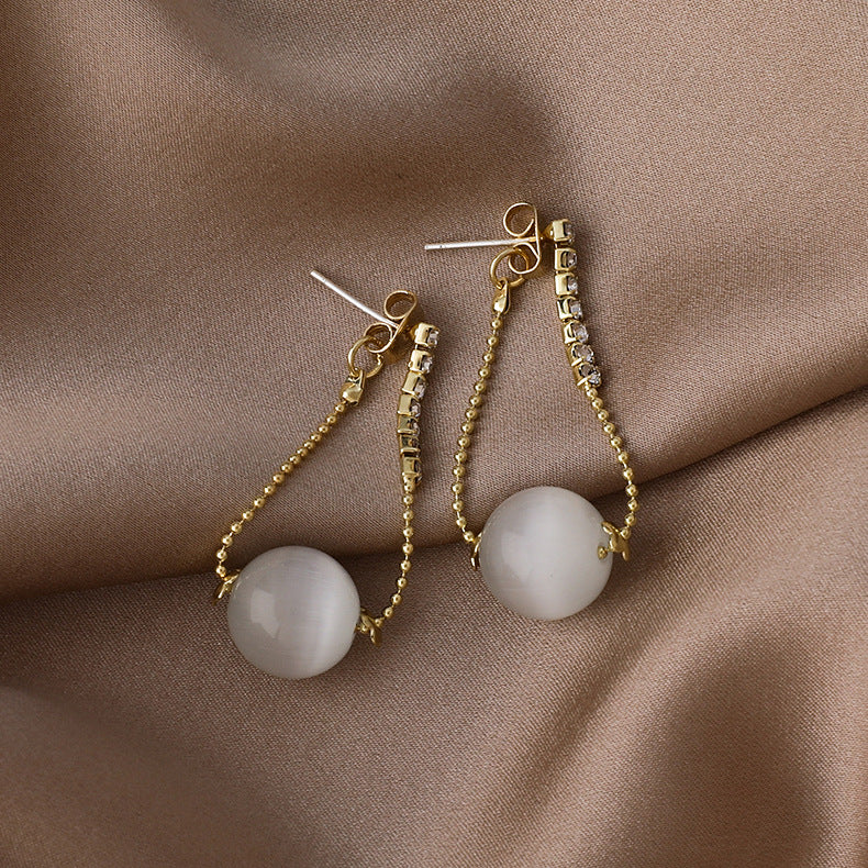 スタッドピアス バックキャッチピアス アクセサリー レディース 両耳用 チェーン 商品画像5