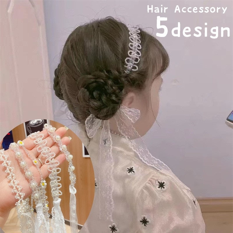 カチューシャ リボン付き ヘッドドレス 子供 キッズ ジュニア 商品画像