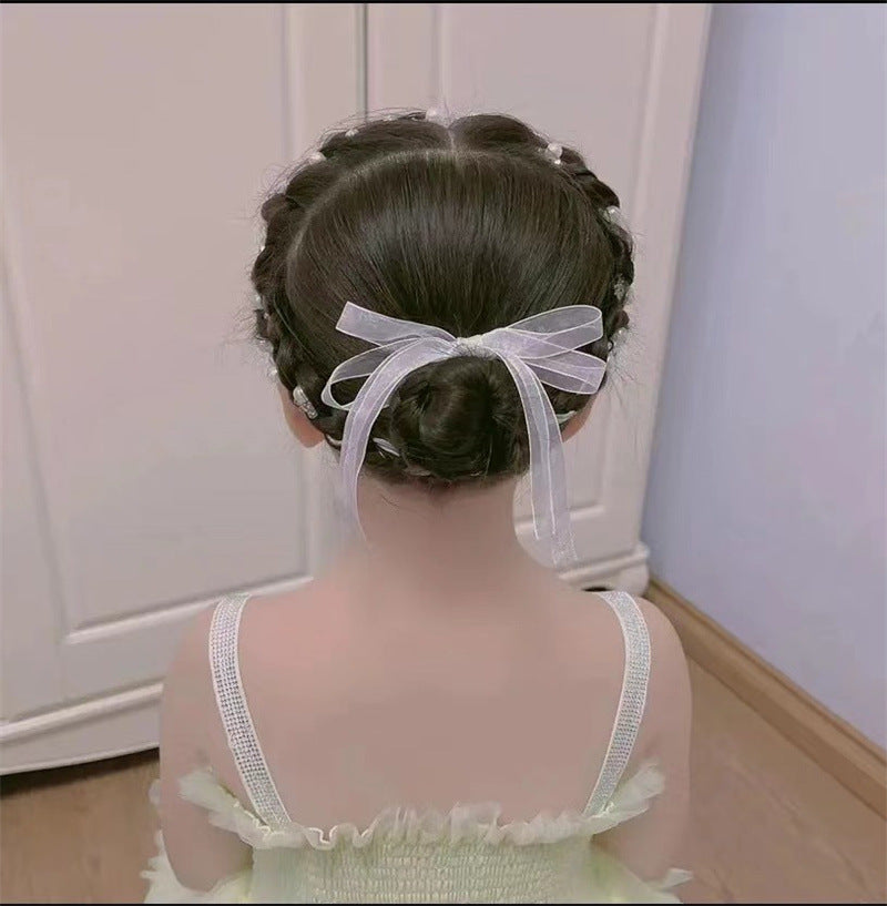 カチューシャ リボン付き ヘッドドレス 子供 キッズ ジュニア 商品画像2