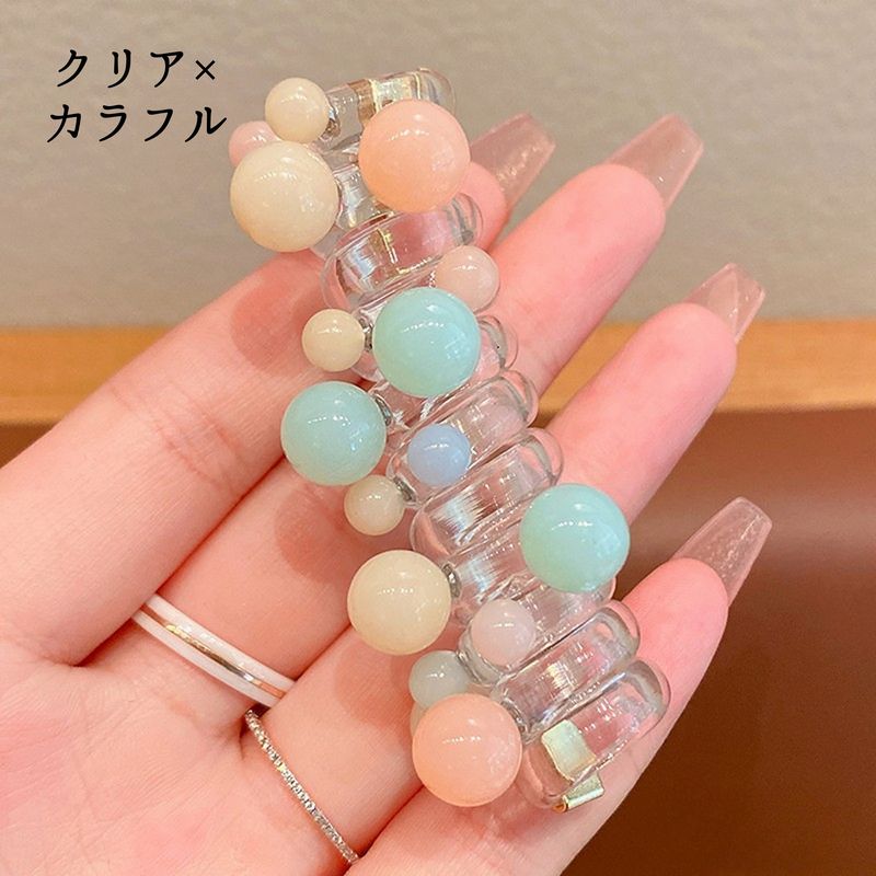 スパイラルヘアゴム 髪ゴム 髪くくり ヘアアクセサリー ブレスレット キッズ 商品画像2