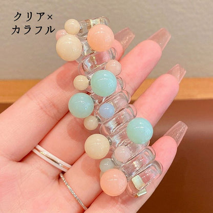 スパイラルヘアゴム 髪ゴム 髪くくり ヘアアクセサリー ブレスレット キッズ 商品画像2