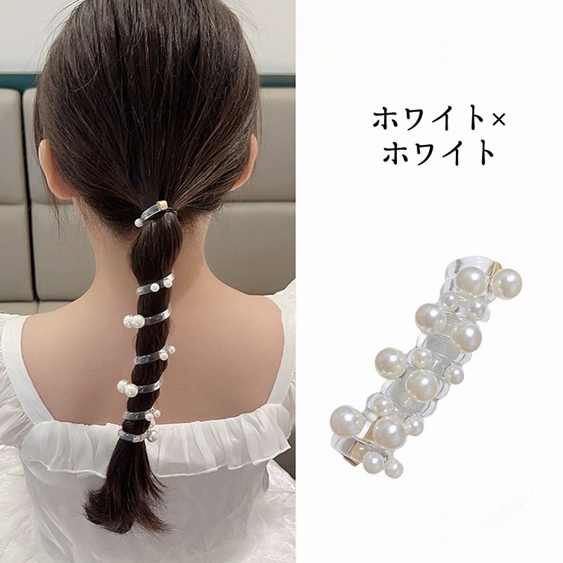 スパイラルヘアゴム 髪ゴム 髪くくり ヘアアクセサリー ブレスレット キッズ 商品画像4