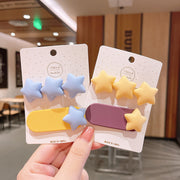 ヘアピン 2個セット ベビー キッズ 赤ちゃん 子供 へアアクセサリー 星 スター 髪留め 髪飾り 前髪 かわいい キュート
