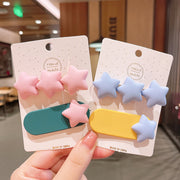 ヘアピン 2個セット ベビー キッズ 赤ちゃん 子供 へアアクセサリー 星 スター 髪留め 髪飾り 前髪 かわいい キュート