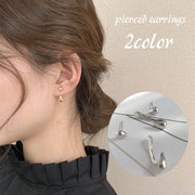 ピアス スタッドピアス バックキャッチ レディース 女性 アクセサリー 耳飾り 雫型 ドロップ型 しずく 単色 シンプル 小ぶり かわいい おしゃれ 上品 きれいめ 華奢 プレゼント ギフト 贈り物 記念日 誕生日 金色 銀色