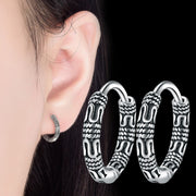 フープピアス リングピアス アクセサリー レディース 女性用 ファッション小物 アンティーク調 エスニックテイスト 縄目模様 おしゃれ かっこいい プレゼント ギフト 誕生日 記念日
