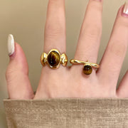 指輪 オープンリング レディース アクセサリー 大粒 大きめ 太め 細め ビジュー おしゃれ きれいめ 上品 プレゼント ギフト