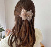 バレッタ ヘアクリップ ヘアアクセサリー レディース 女性 髪留め 髪飾り レース シンプル まとめ髪 ヘアアレンジ お洒落 可愛い ファッション小物