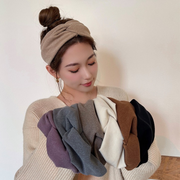 ヘアバンド レディース ヘアアクセサリー ヘアターバン ヘッドバンド 幅広 シンプル 無地 ワイド ねじり ツイスト クロス くすみカラー かわいい おしゃれ ヘアアレンジ 女性 大人女子