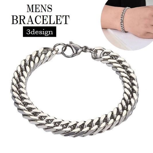 ブレスレット メンズ 男性用 アクセサリー チェーン 鎖 商品画像