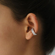イヤーカフ イヤカフ 単品 片耳用 1個売り レディース アクセサリー シルバーカラー ゴールドカラー ラインストーン キラキラ シンプル 幅広 高級感 高見え 上品 エレガント メタル クロス ウェーブ 存在感 ピアスホール不要 軟骨 イヤークリップ 挟む 存在感 ギフト プレゼント 穴あけ不要 女性用 おしゃれ ファッション小物 おしゃれ 婦人用 プレゼント 贈り物 ギフト 誕生日 記念日 お出かけ ファッション小物