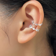 イヤーカフ イヤカフ 単品 片耳用 1個売り レディース アクセサリー シルバーカラー ゴールドカラー ラインストーン キラキラ シンプル 幅広 高級感 高見え 上品 エレガント メタル クロス ウェーブ 存在感 ピアスホール不要 軟骨 イヤークリップ 挟む 存在感 ギフト プレゼント 穴あけ不要 女性用 おしゃれ ファッション小物 おしゃれ 婦人用 プレゼント 贈り物 ギフト 誕生日 記念日 お出かけ ファッション小物