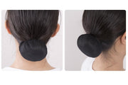 ヘアネット シニヨンネット 同色2個セット レディース 女性 子供 ヘアアクセサリー お団子ネット まとめ髪 レース ゴム付き ゴムなし ダンス バレエ