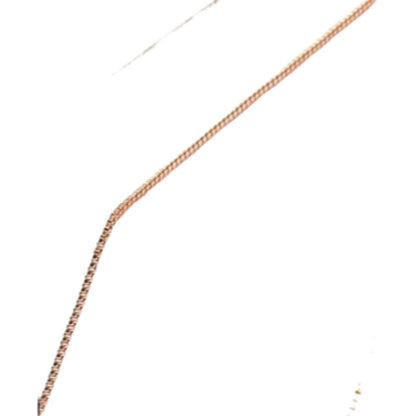 ネックレスチェーン 45cm チェーンのみ レディース メンズ 大人 C×ローズゴールド バリエーション画像
