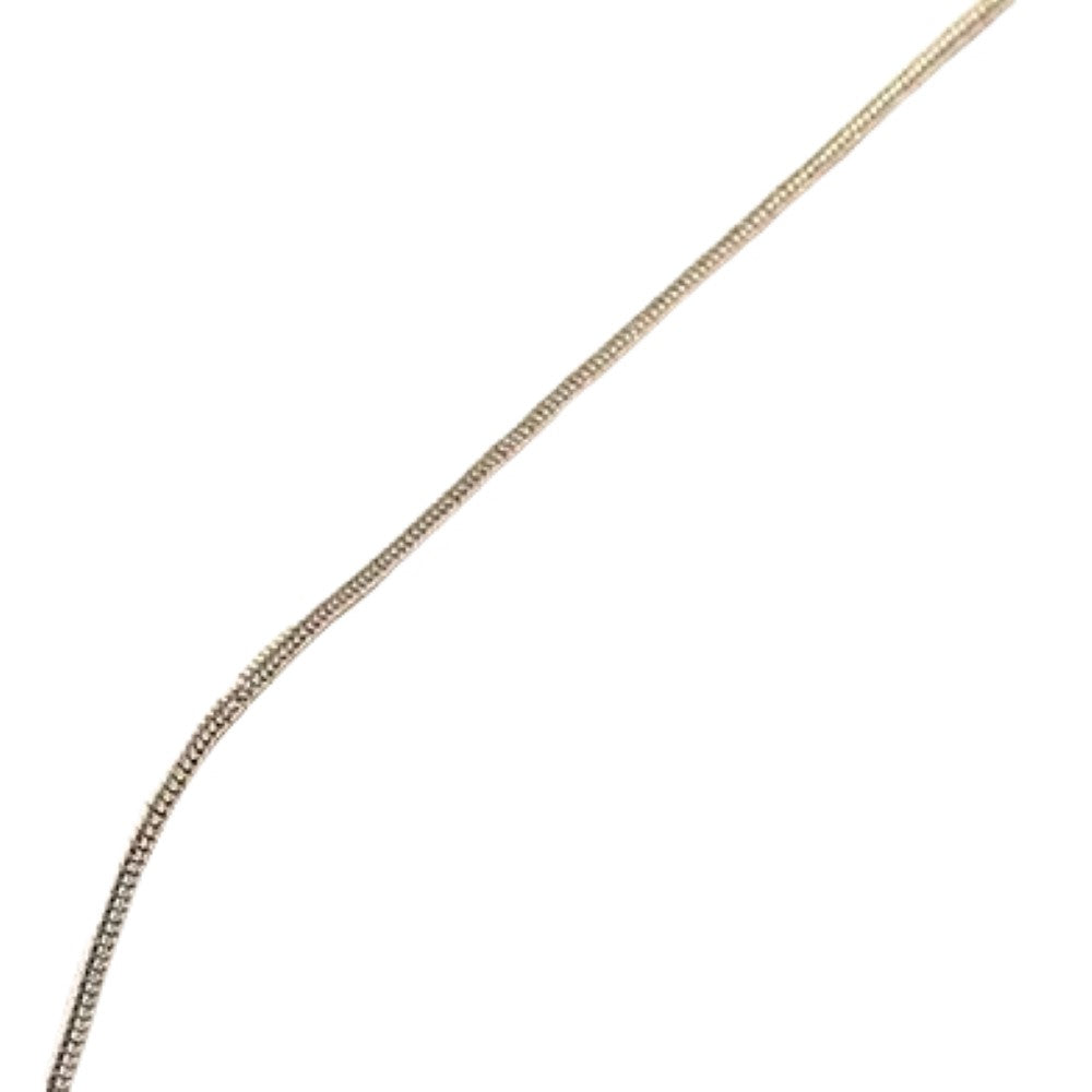 ネックレスチェーン 45cm チェーンのみ レディース メンズ 大人 E×ホワイト バリエーション画像