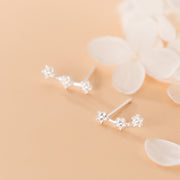 ピアス 両耳用 スタッドピアス アクセサリー レディース 女性 花 華奢 シンプル かわいい おしゃれ ギフト プレゼント 贈り物
