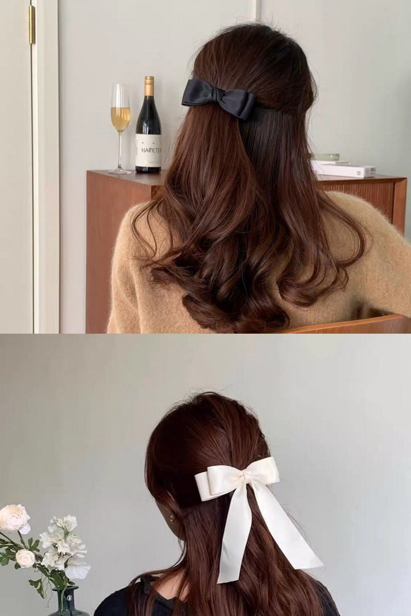 バレッタ 髪留め レディース 女性 ヘアアクセサリー リボン 商品画像2