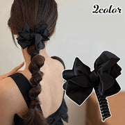 コイルポニー ヘアポニー レディース 女性用 ヘアアクセサリー リボン スパイラル ヘアゴム コイルゴム まとめ髪 髪留め 髪飾り ヘアアレンジ おしゃれ かわいい 巻くだけ くるくる 大人可愛い 簡単 便利