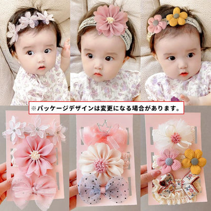 ヘアバンド 3本セット 3点セット ベビー 新生児 赤ちゃん 商品画像3
