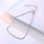 ブレスレット レディース 女性 アクセサリー ファッション雑貨 ベネチアンチェーン バトン シルバーカラー シンプル おしゃれ エレガント 綺麗 かわいい キュート カジュアル フォーマル プレゼント ギフト