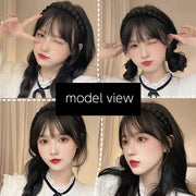 三つ編みカチューシャ ヘアアクセサリー レディース みつあみ 編み込み風 ヘアアレンジ 髪飾り ヘッドアクセ おしゃれ かわいい 上品 ボリュームアップ 自然 簡単 お出かけ カジュアル デイリー 普段使い 結婚式 パーティー 女性用 婦人用 ファッション小物
