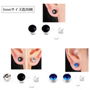 マグネットピアス マグネットイヤリング ノンホール 両耳用 穴あけ不要 レディース メンズ 男女兼用 アクセサリー 耳飾り ラインストーン シンプル ラウンド型 丸型 おしゃれ カジュアル キラキラ 普段使い お出かけ ギフト プレゼント 白 黒 青 シャンパンゴールド ピンク 紫 赤