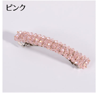 バレッタ ヘアピン ヘアアクセサリー レディース ビーズ 髪飾り 商品画像2