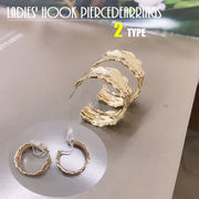フックピアス イヤリング レディース アクセサリー おしゃれ かわいい 上品 きれいめ シンプル ゴールドカラー ギフト 贈り物