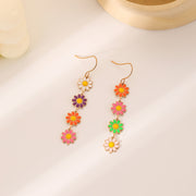 ピアス フックピアス レディース アクセサリー 女性用 ゴールドカラー お花 揺れる ゆらゆら 可愛い おしゃれ 記念日 誕生日 プレゼント 贈り物 ギフト ファッション小物