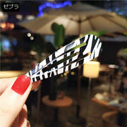 ヘアピン パッチン留め 単品 レディース ヘアアクセサリー 髪留め スリーピン レオパード ゼブラ ヒョウ柄 アニマル柄 おしゃれ かわいい ヘアアレンジ まとめ髪 前髪 モノトーン ブラック ホワイト ブラウン 黒 白 茶色