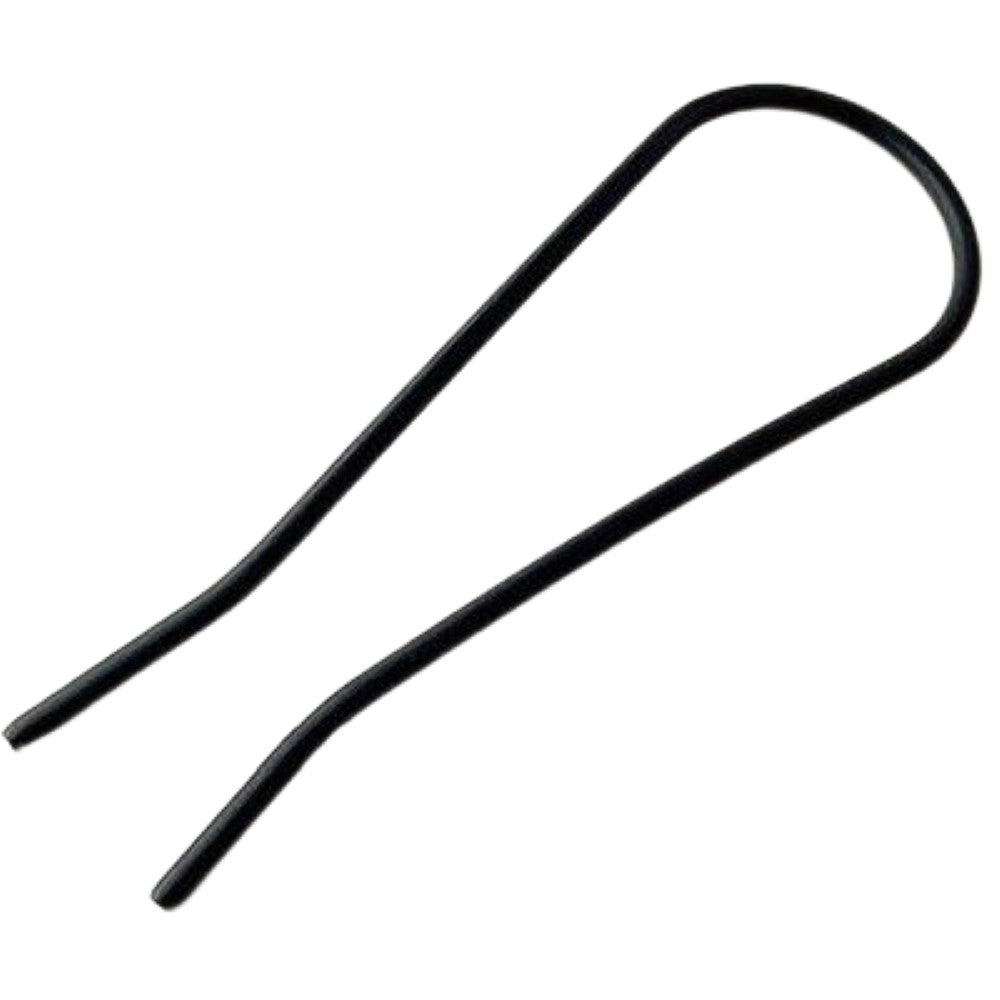 かんざし ヘアスティック U字 夜会巻き レディース 大人 ブラック バリエーション画像