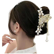 バンスクリップ ヘアクリップ ヘアアクセサリー レディース 女性 髪飾り ヘアアレンジ まとめ髪 髪留め おしゃれ かわいい 上品 フェミニン