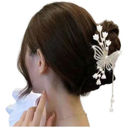 バンスクリップ ヘアクリップ ヘアアクセサリー レディース 女性 髪飾り ヘアアレンジ まとめ髪 髪留め おしゃれ かわいい 上品 フェミニン