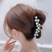 バンスクリップ ヘアクリップ ヘアアクセサリー レディース 女性 髪飾り ヘアアレンジ まとめ髪 髪留め おしゃれ かわいい 上品 フェミニン