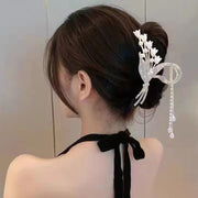 バンスクリップ ヘアクリップ ヘアアクセサリー レディース 女性 髪飾り ヘアアレンジ まとめ髪 髪留め おしゃれ かわいい 上品 フェミニン