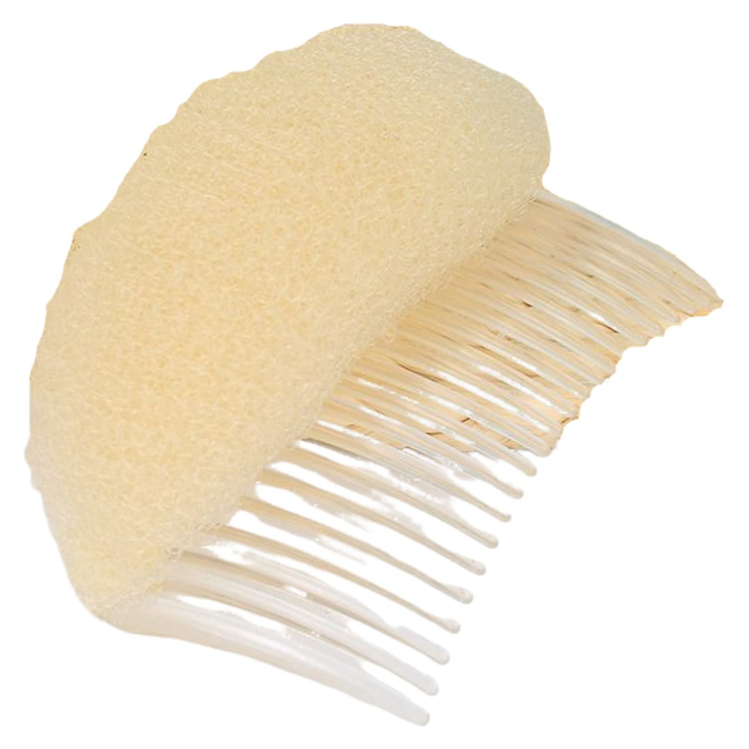 盛り髪ベース コーム付 ヘアスポンジ ウィッグ ヘアアクセサリー ポンパドール ヘアクッション ボリュームヘア ヘアアレンジ まとめ髪 ブラウン ブラック ベージュ