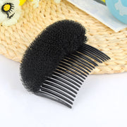 盛り髪ベース コーム付 ヘアスポンジ ウィッグ ヘアアクセサリー ポンパドール ヘアクッション ボリュームヘア ヘアアレンジ まとめ髪 ブラウン ブラック ベージュ