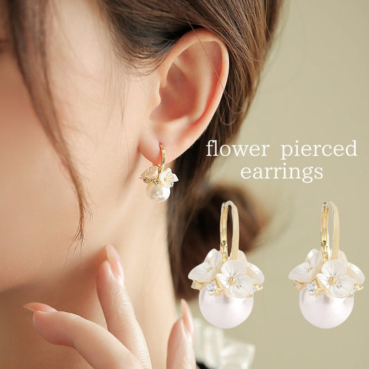 ピアス フープピアス 両耳用 レディース アクセサリー ラインストーン 商品画像