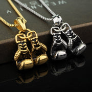 ネックレス ペンダント メンズ 男性 アクセサリー ボクシンググローブ ゴールドカラー シルバーカラー おしゃれ かっこいい カジュアル 首飾り お出かけ 普段使い ギフト プレゼント ファッション小物