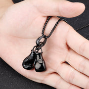 ネックレス ペンダント メンズ 男性 アクセサリー ボクシンググローブ ゴールドカラー シルバーカラー おしゃれ かっこいい カジュアル 首飾り お出かけ 普段使い ギフト プレゼント ファッション小物