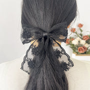 ヘアクリップ リボン 単品 ヘアアクセサリー レディース 女性 髪飾り 髪留め レース フラワー 花柄 かわいい おしゃれ 上品