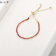 テニスブレスレット レディース アクセサリー 腕輪 ラインストーン チェーン 華奢 細め 上品 きれいめ プレゼント サイズ調節可