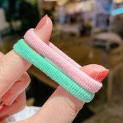 ヘアゴム ヘアアクセサリー 100本セット 100個 キッズ 女の子 ガール 髪ゴム まとめ髪 カラフル ビビット ブラック 黒 かわいい 可愛い おしゃれ ヘアアレンジ カジュアル キュート レディース 女性 女児 ポップ