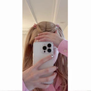 ヘアクリップ 2個セット レディース 子供 ジュニア キッズ アクセサリー お花 パール調 フェイクパール ラインストーン かわいい 小さめ オシャレ