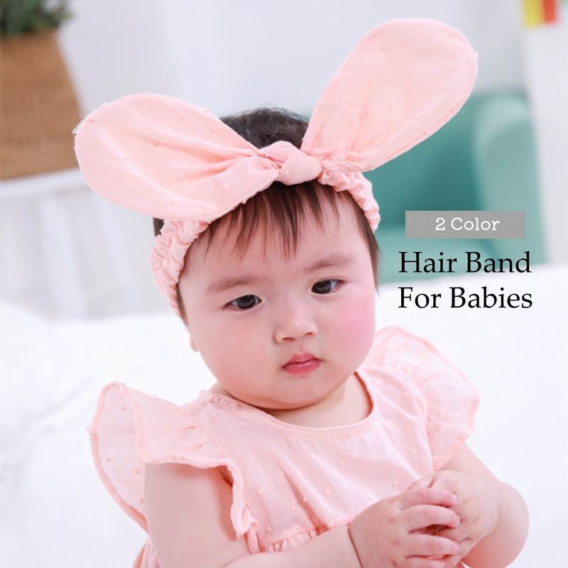ヘアバンド カチューシャ ベビー 赤ちゃん キッズ 子供 女の子 ガールズ ヘアアクセサリー ドット 水玉 うさ耳 うさぎ ウサギ かわいい キュート おしゃれ