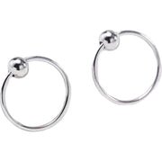 フープピアス レディース 女性用 アクセサリー リング 軟骨 小ぶり シンプル おしゃれ 可愛い 上品 大人女子 オフィス おでかけ ギフト プレゼント 贈り物 シルバーカラー