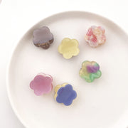ヘアクリップ ミニバンスクリップ 3個セット レディース 女性 ヘアアクセサリー 花 フラワー 半透明 単色 ヒョウ柄 グラデーションカラー 髪留め 髪飾り まとめ髪 ヘアアレンジ 重ね付け シンプル 簡単 かわいい シンプル ガーリー キュート カジュアル お出かけ 通勤 オフィス カラバリ豊富 茶 白 ピンク 黄 紫 青 灰 緑